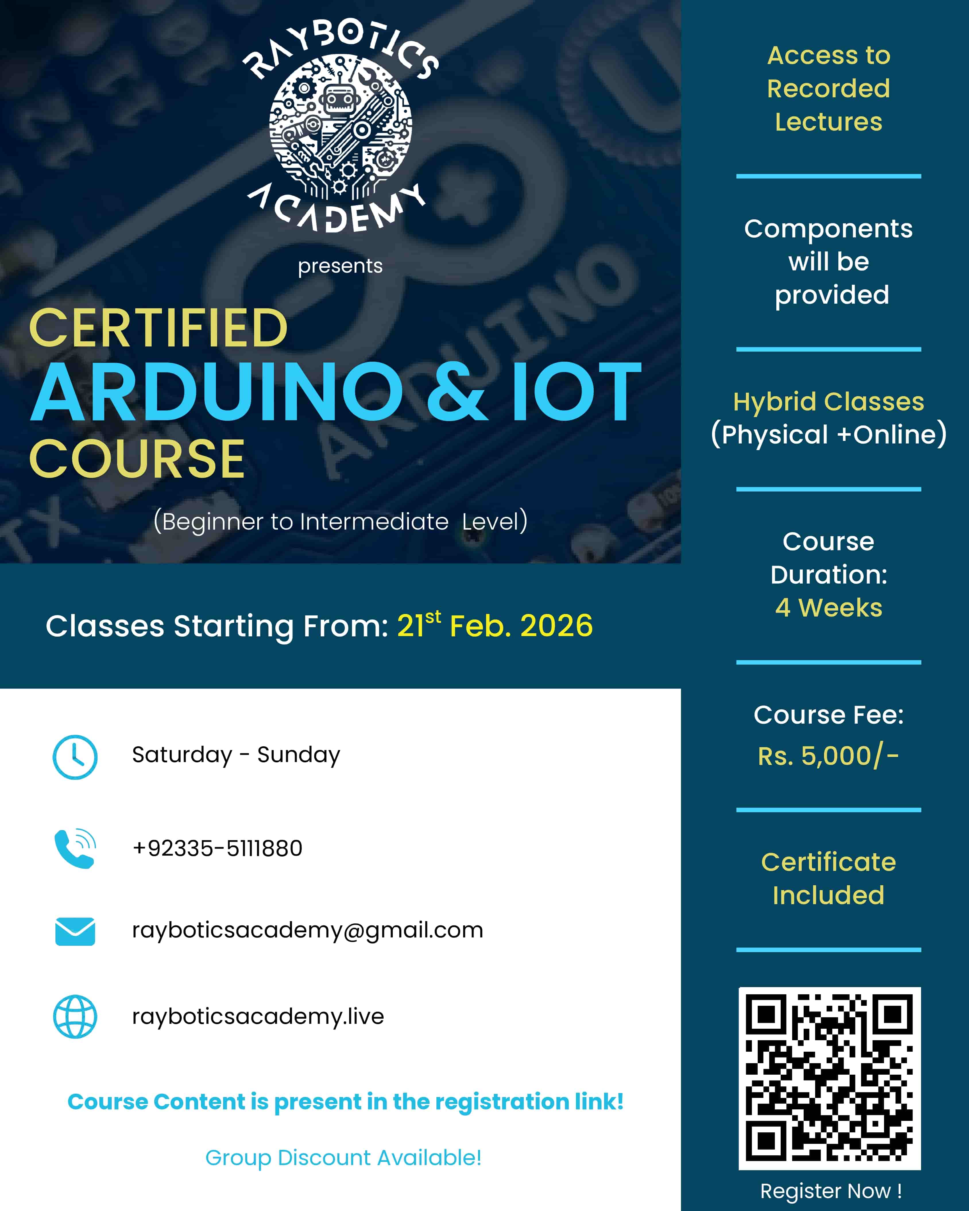Arduino & IOT Course